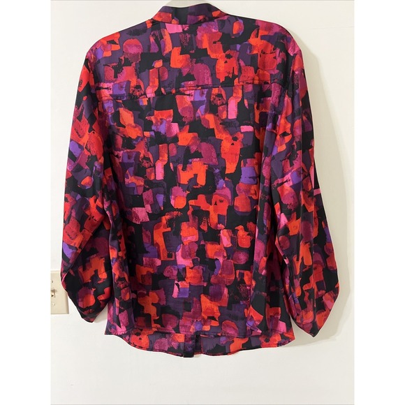 Ruby Rd Multicolor Button Up Top Women's Size 18W - Picture 5 of 5